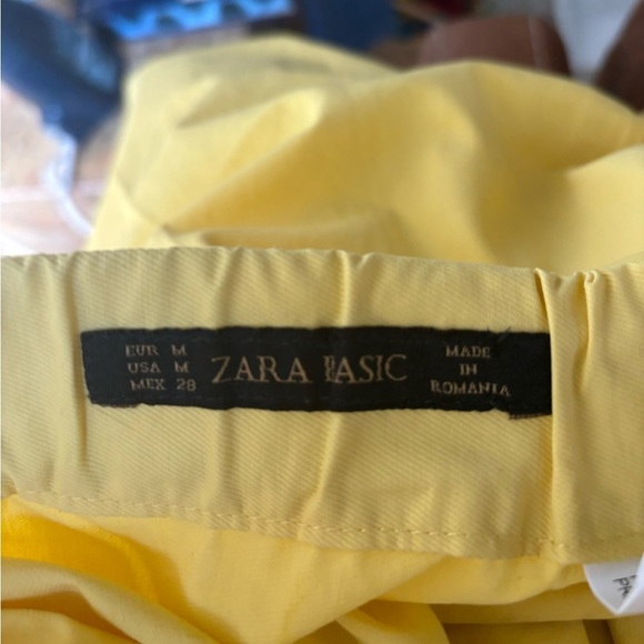 ZARA | Yellow midi skirt | M - Picture 2 of 6